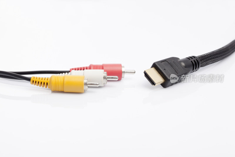 音频和视频电缆vs hdmi电缆